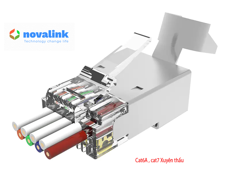 Ưu điểm của Đầu bấm cat6A  Novalink  là gì ? tại sao nên mua đầu bấm cat6A novalink chính hãng
